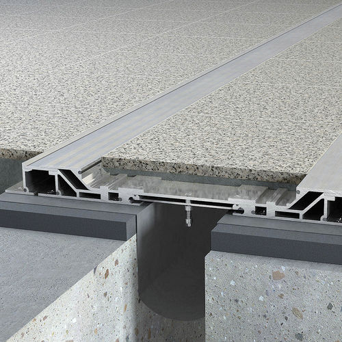Aluminium-Dehnungsfuge - SEISMATEC 420-A01/A02 - Vexcolt UK - für Fußboden / für Wand / seismisch