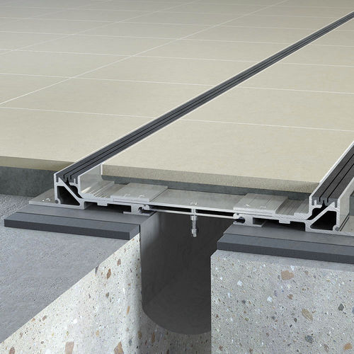 Aluminium-Dehnungsfuge - SEISMATEC 430-A01/A02 - Vexcolt UK - für Fußboden / für Wand / seismisch