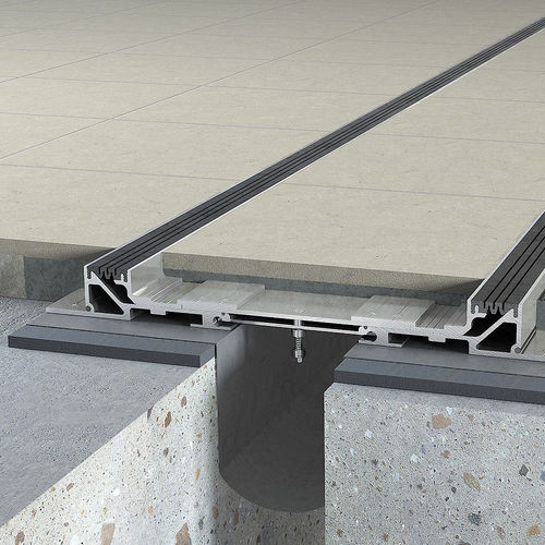 Aluminium-Dehnungsfuge - SEISMATEC 440-A01/A02 - Vexcolt UK - für Fußboden / für Wand / seismisch
