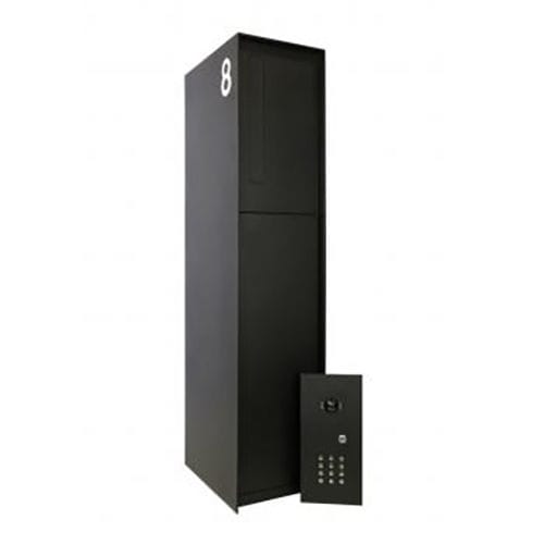 Bodenstehender Paketkasten - FENIX CONNECT - eSafe - individuell / mit integrierter Gegensprechanlage
