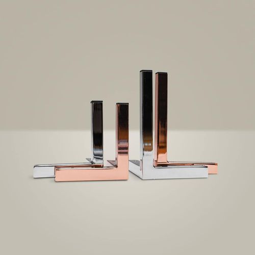 Bettpfosten aus verchromtem Metall - CHROME 90 - Mattsons Beds