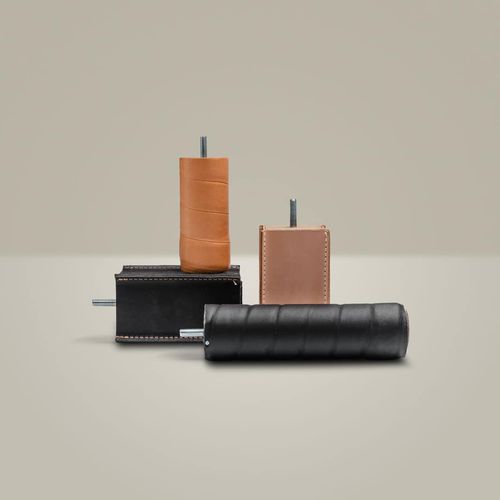 Metall-Bettpfosten - Mattsons Beds - Leder