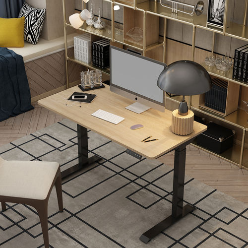 Bodenstehender Schreibtisch - ET119 - Loctek Ergonomic Technology Corp. - modern / Holz / Metall