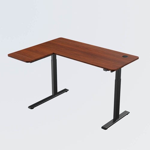 Bodenstehender Schreibtisch - ET116L - Loctek Ergonomic Technology Corp. - modern / Holz / L-förmig