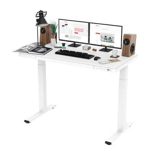 Bodenstehender Schreibtisch - ET118D - Loctek Ergonomic Technology Corp. - modern / Holz / gerade