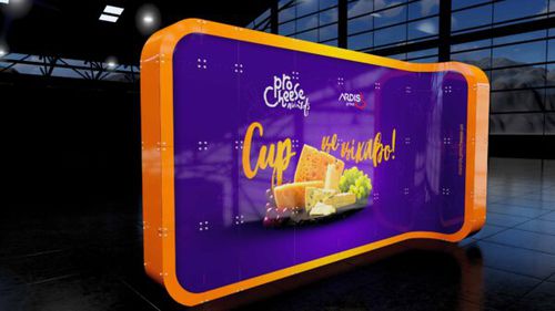 Messestand - PHOTO ZONE 2 - MODULAR GLASS SYSTEM NEO LTD