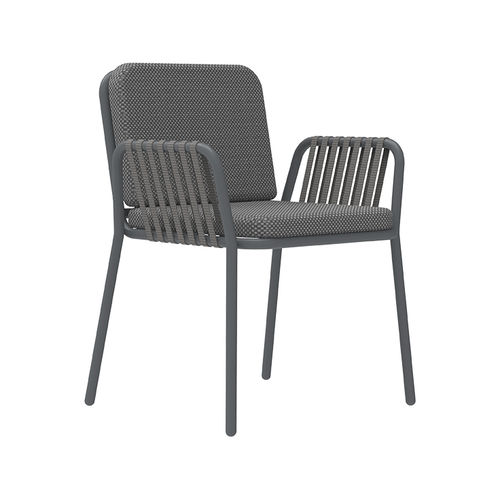 Moderner Stuhl - Easychair Ribbons  - MOWEE - für Außenbereich / für den Innenraum / Stoff