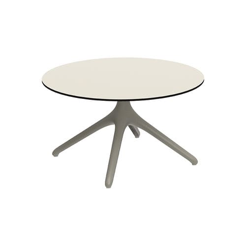 Moderner Couchtisch - Uni Fixed XL 50 - MOWEE - HPL / Dekton® / Gestell aus lackiertem Aluminium