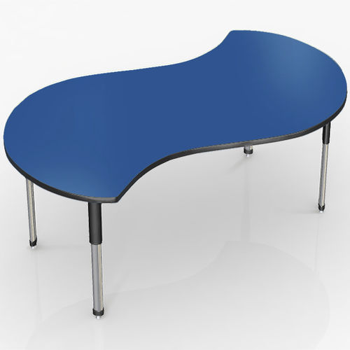 Moderner Arbeitstisch - ACTIVITY - Allied - Hochdrucklaminat / Gestell aus Metall / rechteckig
