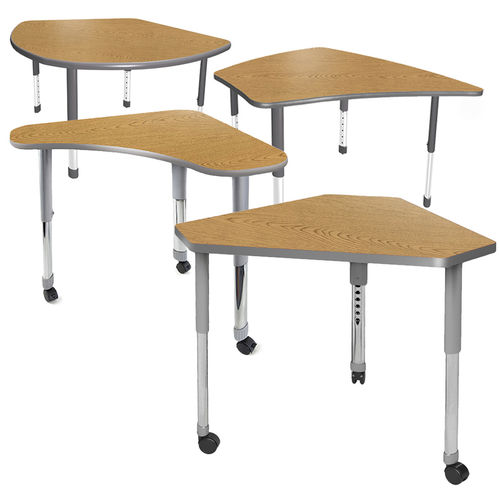 Moderner Unterrichtstisch - STUDENT  - Allied - Hochdrucklaminat / Gestell aus Stahl / rechteckig