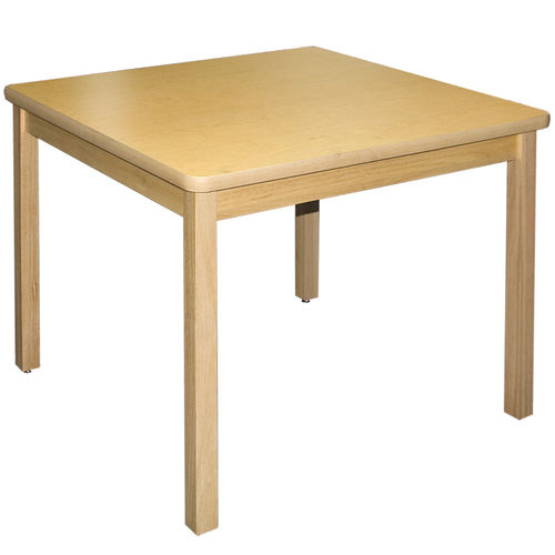Moderner Tisch - LIBRARY - Allied - HPL / Gestell aus Laubholz / rechteckig