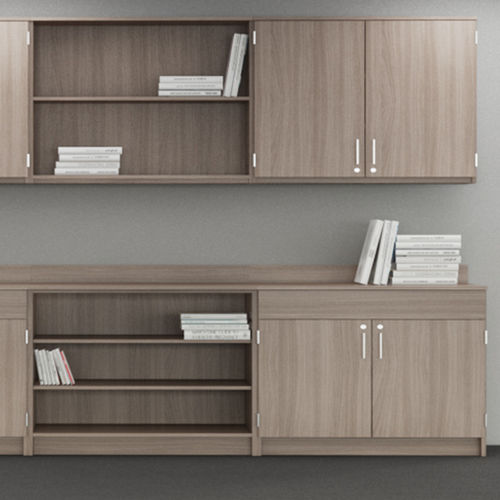 Wandmontierter Aktenschrank - ACWC series - Allied - Laminat / modular / mit Rollen