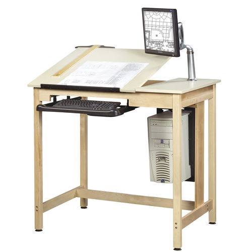 Laminat-Zeichentisch - CDTC-70 - DIVERSIFIED WOODCRAFTS - Ahornholz / rechteckig / schrägstellbar