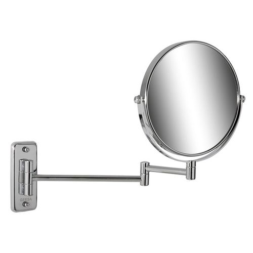 Wandmontierter Spiegel für Badezimmer - 911086 - Geesa - modern / rund / Chrom