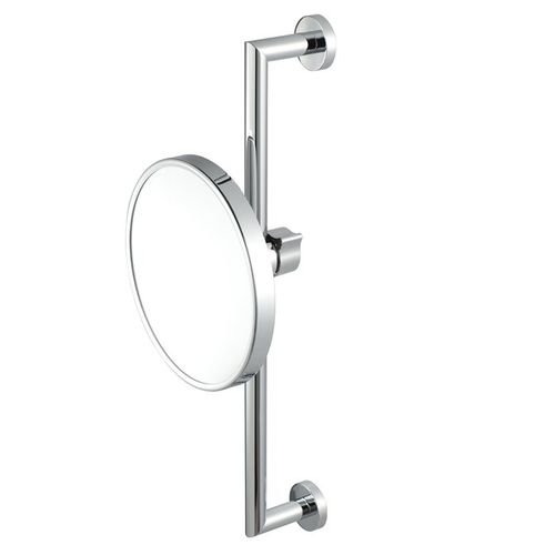 Wandmontierter Spiegel für Badezimmer - 911096 - Geesa - modern / rund / aus verchromtem Metall