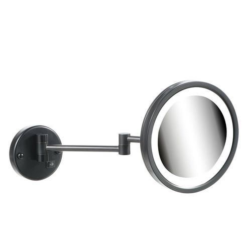Wandmontierter Spiegel für Badezimmer - 911093-06 - Geesa - modern / rund / Chrom