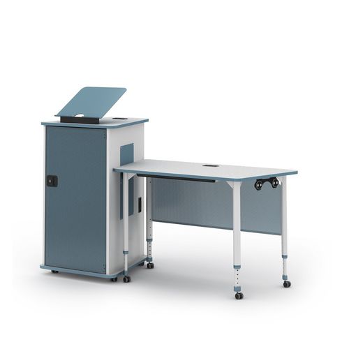 Schreibtisch auf Rollen - CROSSFIT TEACHER - PARAGON FURNITURE INC - modern / Metall / HPL