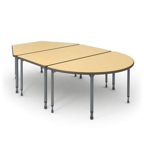 Moderner Arbeitstisch - ACTIVITY - PARAGON FURNITURE INC - HPL / Gestell aus Stahl / rechteckig