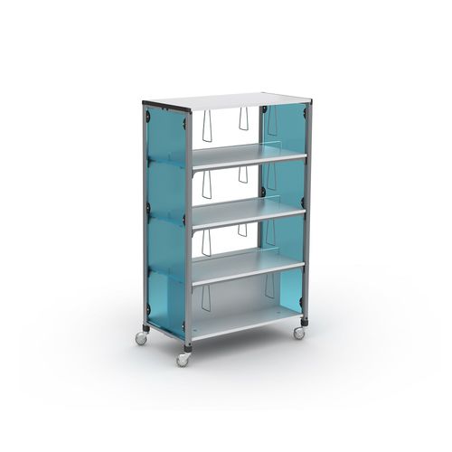 Verschieberegal für Büro - INFORMATION COMMONS - PARAGON FURNITURE INC - manuell / Metall