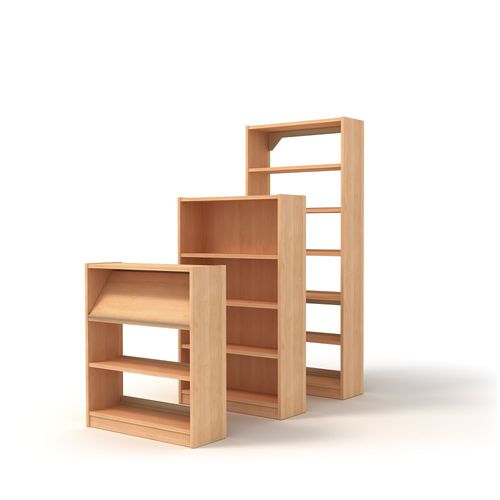 Modernes Bücherregal - INFINITY - PARAGON FURNITURE INC - für Schulen / melaminbeschichtet