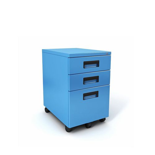 Stahl-Schreibtischcontainer - FILE-IT - PARAGON FURNITURE INC - mit 3 Schubladen / auf Rollen