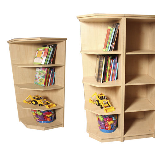 Eck-Bücherregal - EXTERNAL - ambic educational - modern / für Schulen / für Bibliotheken