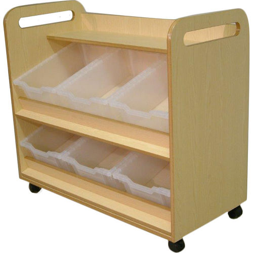 Wagen für Gastronorm-Behälter - ambic educational - für Schulen / MDF