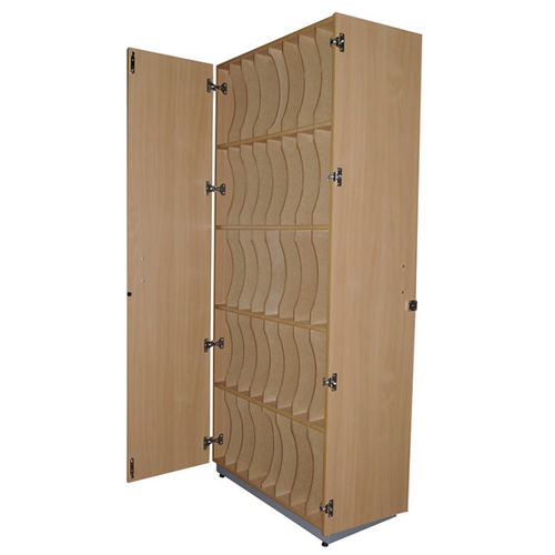 Hoher Aktenschrank - LEVER ARCH - ambic educational - MDF / mit Flügeltür / modern