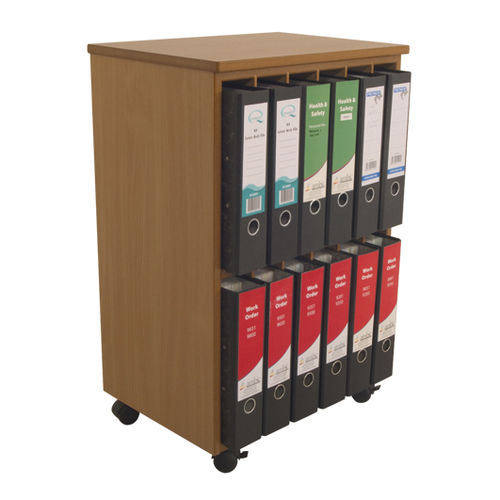 Niedriger Aktenschrank - LEVER ARCH - ambic educational - MDF / mit Rollen / modern