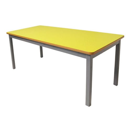 Moderner Unterrichtstisch - LARGE - ambic educational - MDF-Laminat / Gestell aus Stahl / rechteckig