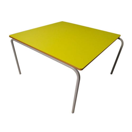 Moderner Unterrichtstisch - LARGE - ambic educational - MDF-Laminat / Gestell aus Stahl / quadratisch