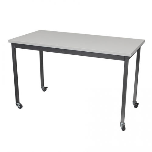 Moderner Unterrichtstisch - MOBILE - ambic educational - MDF-Laminat / Gestell aus Metall / rechteckig