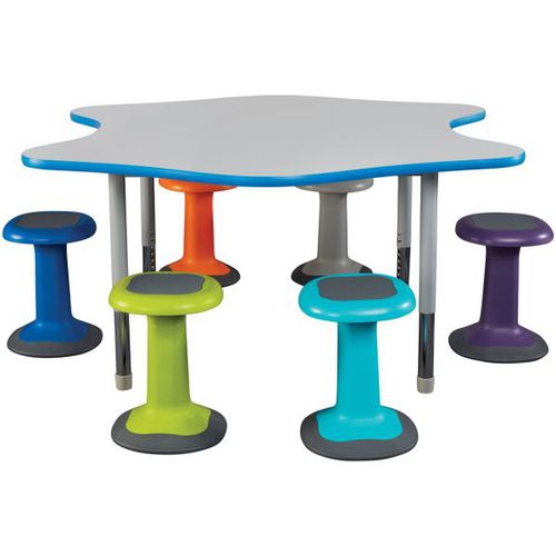 Moderner Hocker - SQUIRCLE®- ACTIVE  - Academia furnitures industries - Schaumstoff / Polypropylen / Gestell aus Gummi