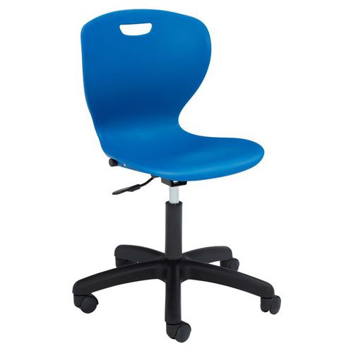 Moderner Stuhl - ZED COMPUTER - Academia furnitures industries - für den Innenraum / Polypropylen / Gestell aus Stahl
