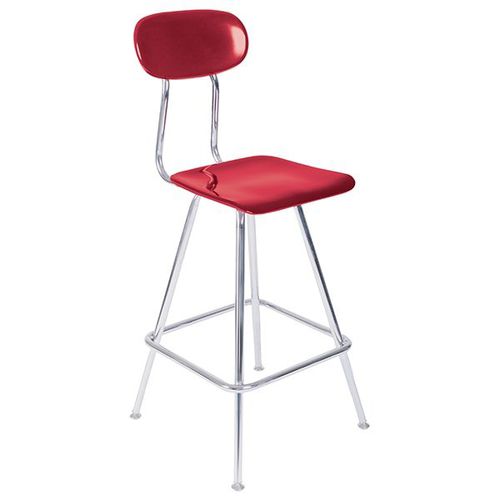 Hocker für Labors - EDUCATIONAL SERIES - Academia furnitures industries - modern / Kunststoff / Gestell aus Stahl