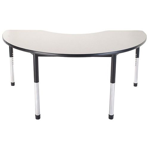 Moderner Tisch - KIDNEY DURA - Academia furnitures industries - Stahl / Hochdrucklaminat / Gestell aus Stahl