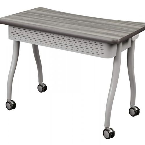 Schreibtisch auf Rollen - Kinect  - Academia furnitures industries - modern / Laminat / gerade