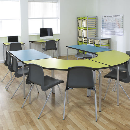 Moderner Unterrichtstisch - EQUATION™ - metalliform - MDF / Gestell aus Metall / rechteckig