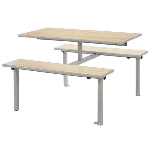 Moderne Tischgarnitur - CAN-WOODMID - metalliform - Holz / für den Innenraum / für Schulen