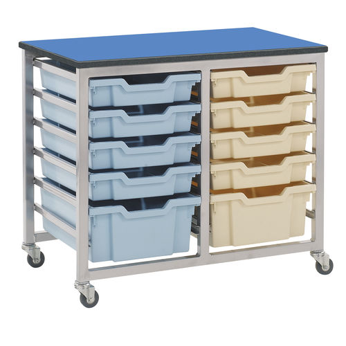 Gepäckwagen - 8006 - metalliform - für Schulen / Metall