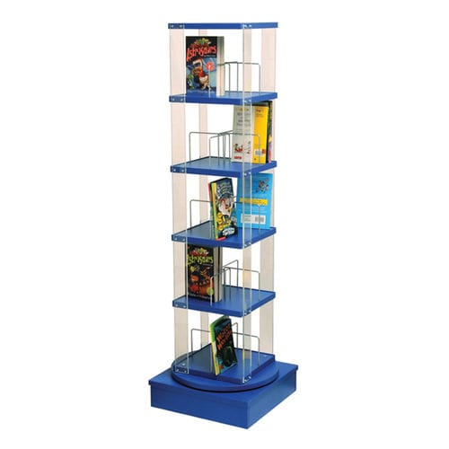 Modernes Bücherregal - FIVE TIER  - GOPAK - Kunststoff / schwenkbar
