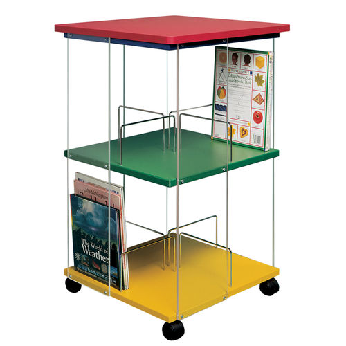 Bücherregal mit Rollen - GOPAK - modern / Kunststoff
