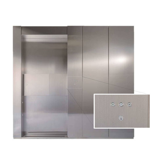 Elektrische Tür - SE2110E - Kumahira - für Innenbereich / Metall / einflügelig