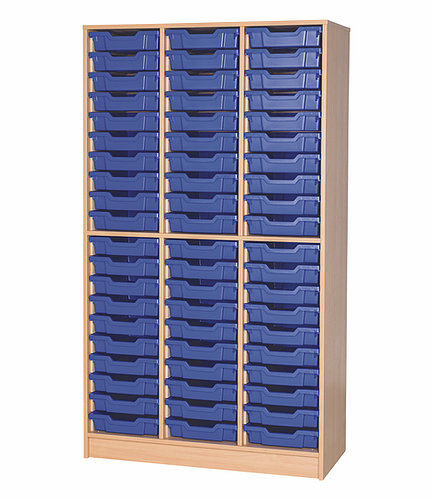 Niedriger Aktenschrank - 60 Tray  - WILLOWBROOK Education - hoch / Holz / modern