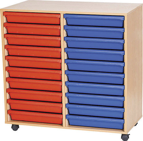 Mobiler Lagerschrank - A17006 - WILLOWBROOK Education - für Büro / für Schulen / für Bibliotheken