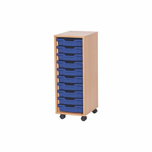 Holz-Schreibtischcontainer - A11037 - WILLOWBROOK Education - Kunststoff / auf Rollen