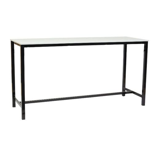 Moderner Stehtisch - OXFORD - BATGER - Stahl / Laminat / Gestell aus Metall