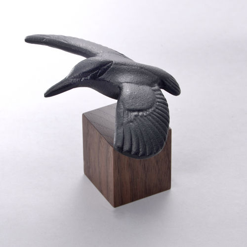 Gusseisenskulptur - TR-04 - Chushin Kobo Co., Ltd. - grün / schwarz / gelb