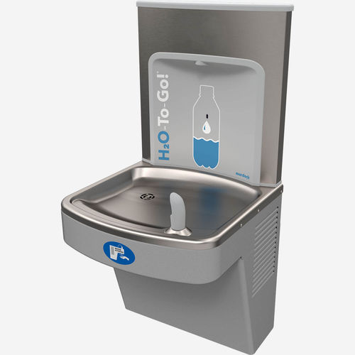 Wasserspender für kaltes Wasser - A171.8-UG-SOC-BF12 - murdock - berührungslos / für Schulen / für Bahnhof
