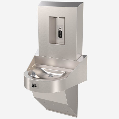 Trinkbrunnen mit elektronischer Bedienung - M-DFBF-LR - murdock - behindertenfreundlich / berührungslos / wandmontiert